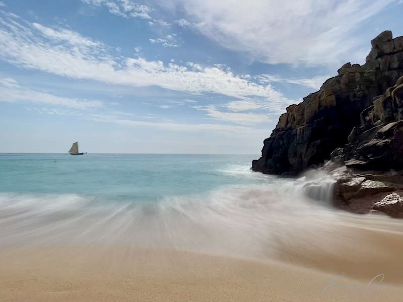 a ship on the ocean